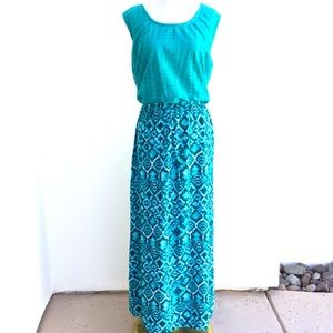 Turquoise Lace Dress